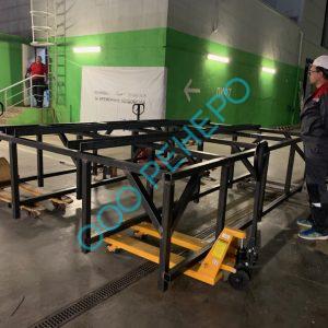 готовится монтаж чиллеров