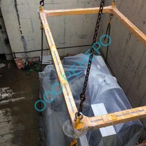 доставка чиллера на место монтажа