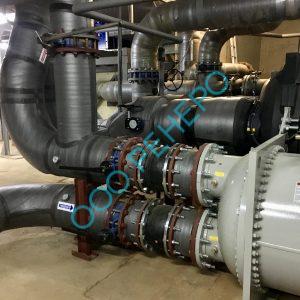 монтаж чиллеров закончен